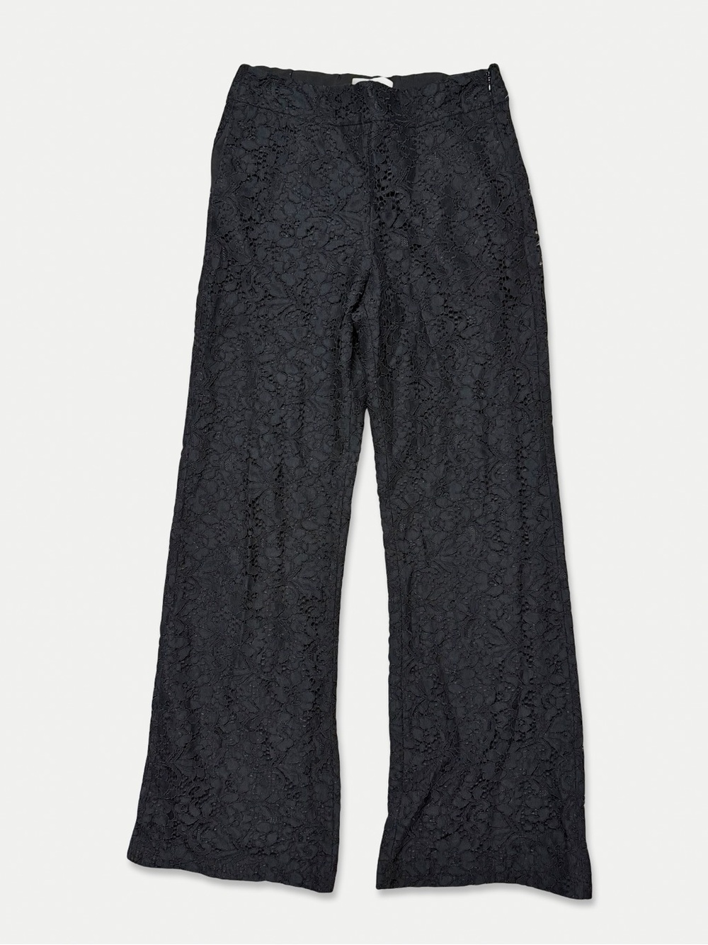 SB by Sachin & Babi Black Lace Wide Leg Pants Size 8